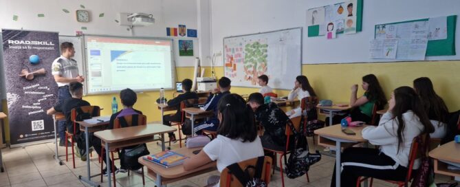 RoadSkill în Școala gimnazială „Mihai Eminescu” Costinești!